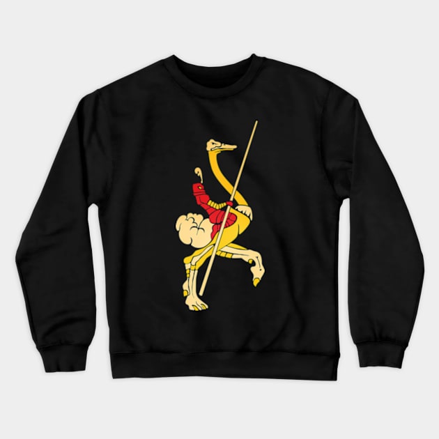 Red Knight Crewneck Sweatshirt by winsarcade